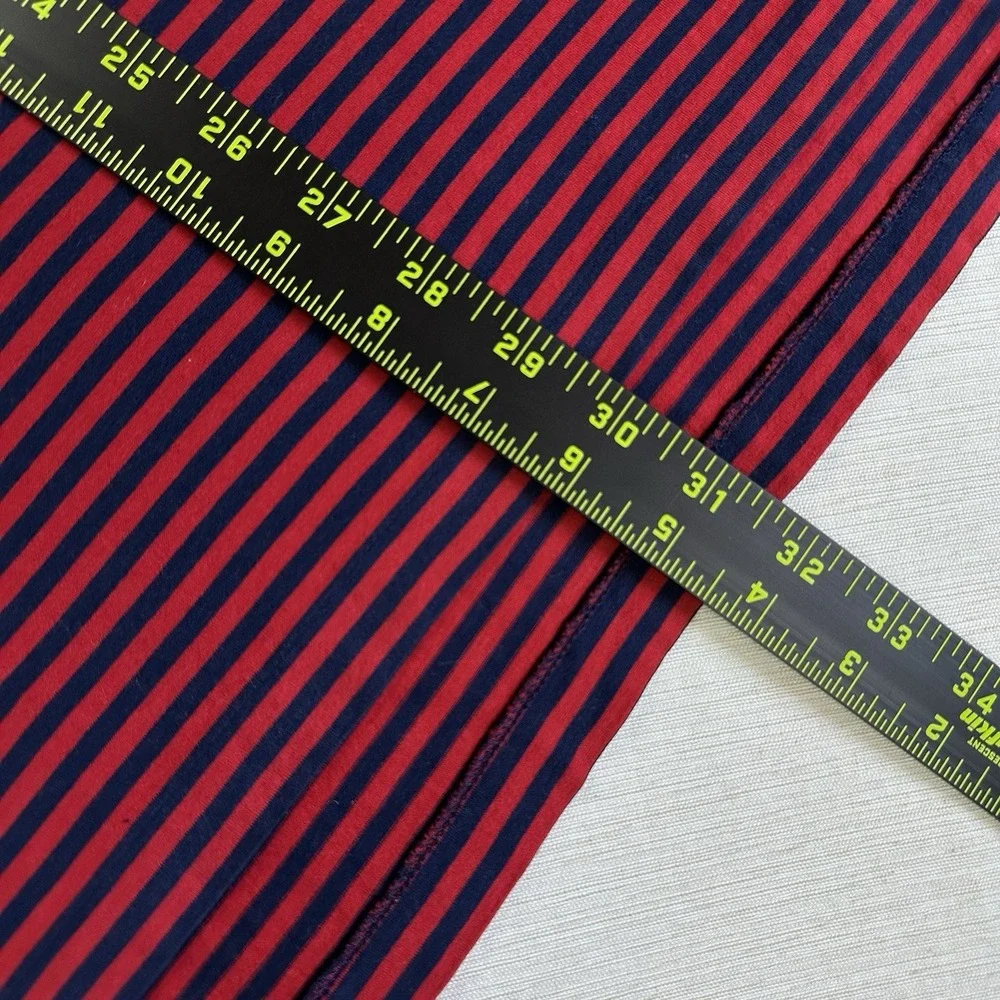 Vtg Y2K Polo Ralph Lauren Pima Cotton Stripe Polo Shirt Nautical Men XL Blue Red